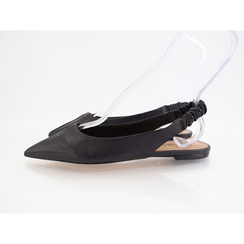 Sam Edelman Black Pointed Toe Slingback Flats - Picture 5 of 10